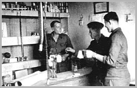 Ukranians drinking at the Belzec Camp